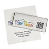 50ct Promotional Products Add Your Logo & QR Code Personalized Wrappers for Candy Bars - Candy Not Included view 1