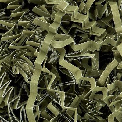 MMvolesy Crinkle Paper Shreds - 2LBS Olive Solid Gift Filler for Gift Wrapping, Baskets, Boxes | Eco-Friendly Easter, Christmas, Birthday Decoration | Bulk Basket Stuffing for Crafts & Party Decor