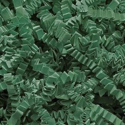 MMvolesy Green Solid Colored Crinkle Paper Filler for Gift Wrap and Basket Filler For gift box filling Cut Paper Shred Filler 8OZ