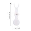 Healifty 2 Pcs Replaceable Floss Holder Floss Portable Rack Natural Abs Handle Practical Teeth Care Tool view 2