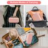 Canboc Travel Carrying Case for Asthma Inhaler, Handheld Spacer for Adults and Kids, Masks, Hard Inhaler Case with Mesh Pocket fit Medicine and Other Essentials, Rose Gold (CASE ONLY) view 3