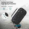 Canboc Travel Carrying Case for Asthma Inhaler, Handheld Spacer for Adults and Kids, Masks, Hard Inhaler Case with Mesh Pocket fit Medicine and Other Essentials, Black (CASE ONLY) view 4