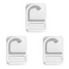 Cabilock Mop Holder 3pcs Multifunctional Mop Holder Punch- Broom Hooks Practical Mop Clips Broom Hanger view 4