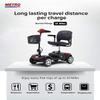Folding Mobility Scooter for Seniors 4 Wheel Scooter for Adults Electric Medical Scooter Compact for Travel - Electric Powered Wheelchair Device - Compact Heavy Duty Mobile(M1 Red) view 4