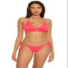 Becca by Rebecca Virtue Bora Bora Halter Grapefruit D-Cup view 1