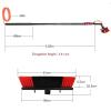 XIAOYE Photovoltaic Panel Cleaning/Window Clean,3.6M 5.4M 6M 7.2M 9M 11M Water Fed Telescopic Brush, Outdoor Washing Equipment Tool Solution,20FT/6M view 3
