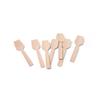 Mini Bamboo Utensils - 200PK Mini Bamboo Spoons 3.54" Rectangular Disposable Small/Tiny Spoon for Jelly/Pudding/Yogurt/Desert/Cake/Tasting Natural 100% Compostable Biodegradable Renewable view 1