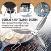 18-1/2-Inch Grills One-Touch Cleaning System Kit, for Weber 7443 90719 Charcoal Grill/Kettle Grills Replacement Parts 7444, Easy to Install and Durable. view 4