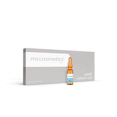MCCosmetics NY Prof. Caffeine 10%  Lipolytic & Firming Ampoules for Body Contouring  10 x 1 ml  Made in Spain