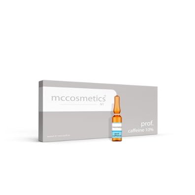MCCosmetics NY Prof. Caffeine 10%  Lipolytic & Firming Ampoules for Body Contouring  10 x 1 ml  Made in Spain