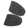 Anti Slip Shoe Soles, 1 Pair Boots Shoes Anti Slip Front Heel Soles Rubber Mute Soles Shoes Bottom Repair Anti-Skid Sheet for Sole Repairs(Black Forefoot) view 3