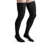 JOBST forMen Compression Socks, 30-40 mmHg, Thigh High, Closed Toe, Black, Medium view 1