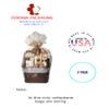 Cello Bags Cellophane Bags Giftwrap Bags Gift wrap Basket Bags 2 Pack (4 x 4 x 17 Gusset) view 4