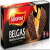 Saborosa - Belgian Butter Waffle Cookie Crisps - Belgas Orange Chocolate - 3 x 7.23oz/ 205gr view 1