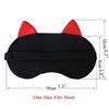 2 Pack Fox Sleep Mask Eye Blindfold Cover Cute Fun Kids Women Men, Red and Dark Purple, 7.3 x 4.5 Inch, 0.9 ounces, 1.0 Count view 2
