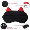 2 Pack Fox Sleep Mask Eye Blindfold Cover Cute Fun Kids Women Men, Red and Dark Purple, 7.3 x 4.5 Inch, 0.9 ounces, 1.0 Count view 3
