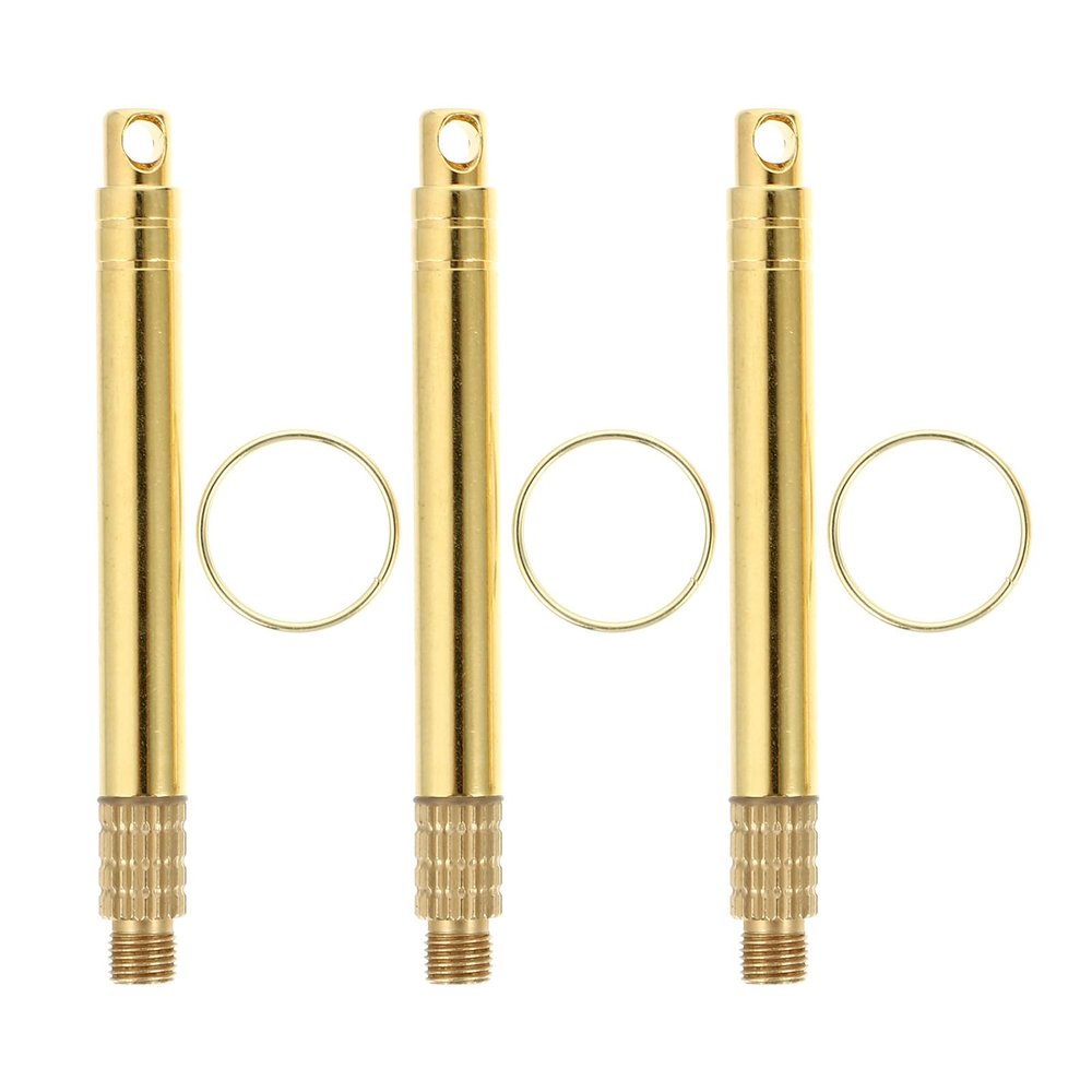 Healifty 3 Pcs Toothpick Holder Ear Ear Wax Spoon Earwax Removal Kit Ear Spoon Keychain Ear Cleaner Tool Earwax Tools Brass Travel Cleaning Multipurpose