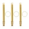 Healifty 3 Pcs Toothpick Holder Ear Ear Wax Spoon Earwax Removal Kit Ear Spoon Keychain Ear Cleaner Tool Earwax Tools Brass Travel Cleaning Multipurpose view 1