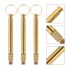 Healifty 3 Pcs Toothpick Holder Ear Ear Wax Spoon Earwax Removal Kit Ear Spoon Keychain Ear Cleaner Tool Earwax Tools Brass Travel Cleaning Multipurpose view 3
