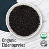 J Mac Botanicals Certified USDA - 100% Organic Dried Elderberries - 1lb Bulk - Non-Irradiated, Non-GMO, Whole Black Elderberry Immune Support - Raw Vegan Sambucus 1 Pound view 3