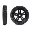 12inch Electric Wheelchair Rear Wheels Accessories, Wheelchair Cellular Replacement Wheels, PU Explosion-Proof Solid Tire, Suitable for Various Road Surfaces, Key Width: 6mm view 1