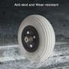200x50, 8inch Wheelchair Replacement Wheels Casters, Electric Wheelchair Front Wheels Accessories, Non-Slip Pneumatic Tire, Nylon Hub, Bearing: 8mm1 Pair view 3