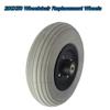 200x50, 8inch Wheelchair Replacement Wheels Casters, Electric Wheelchair Front Wheels Accessories, Non-Slip Pneumatic Tire, Nylon Hub, Bearing: 8mm1 Pair view 4