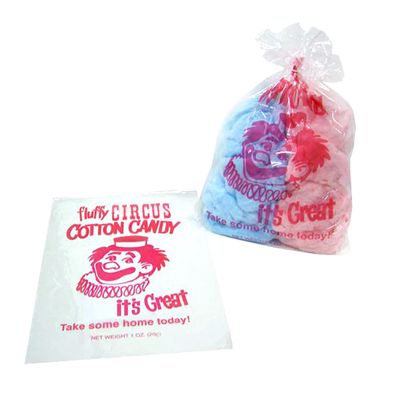 Red Clown Cotton Candy Bags (1,000/CS)
