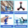 Abnaok Manual Trigger Point Massage Tool and Thumb Saver for Full Body Deep Tissue Massage, with 3-Legged Massage Knobs, Stress Relief view 3