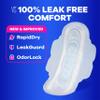 Always Ultra Thin Pads with Wings, Size 1, Regular, 126 Count (3 Packs of 42) view 2