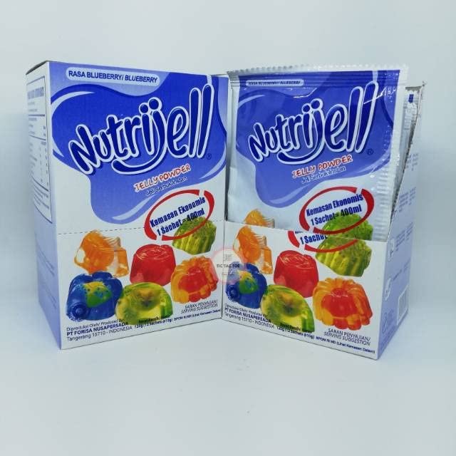 Nutrijell Blueberry (15gr/sachets) - Pack of 12