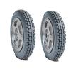 12inch Electric Wheelchair Rear Wheels Accessories, Wheelchair Replacement Wheels, Thickened Solid Tire, Aluminum Alloy Hub, Key Width: 6mm view 1
