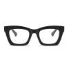 willochra Bifocal Reading Glasses Women men square Blue Light Blocking Computer Spring Hinge Readers Retro Frames Anti UV Ray (black, 3.5, multiplier_x) view 4