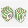 Inkdotpot Paper Box - Mini Favor Box For Baby Shower 4x4x4 Inches Paper Gift Boxes, Candy Paper Box For Party Favors, Baby Shower Tropical Leave & Flamingo,Girl Theme- Pack Of 20 view 2