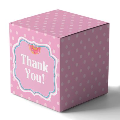 Inkdotpot Paper Box - Mini Favor Box For Baby Shower 4x4x4 Inches Paper Gift Boxes, Candy Paper Box For Party Favors, Baby Shower Candy,Boy/Girl Theme- Pack Of 20