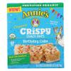 Annie's Homegrown Organic Birthday Cake Crispy Bars, Gelatin Free, 3.9 Ounces (Pack Of 8) view 1