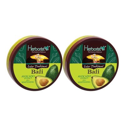 Herborist Lulur Tradisional Bali 100g Avocado (Pack of 2)