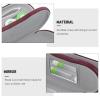 Healifty Contact Lens Case and Glasses Case with Built-in Mirror, Tweezer and Contact Solution Bottle - 2-in-1 Eyeglass and Lens Case Double Layer Portable Lens Box for Home Travel view 3
