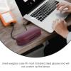 Healifty Contact Lens Case and Glasses Case with Built-in Mirror, Tweezer and Contact Solution Bottle - 2-in-1 Eyeglass and Lens Case Double Layer Portable Lens Box for Home Travel view 4
