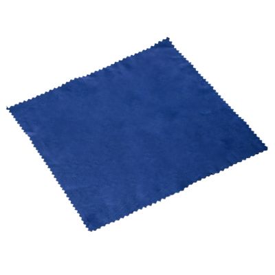 Muka 100 Pcs Needle Two Microfiber Eyeglasses Cleaning Cloth for Lens 6"x6"-Blue