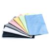 Muka 100 Pcs Needle Two Microfiber Eyeglasses Cleaning Cloth for Lens 6"x6"-Blue view 3