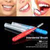 SGerste 50pcs Interdental Brush Floss Head Between Teeth Brush Dental Cleaning Brush Tooth Pick view 2