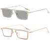 2 Pack Sparkling Crystal Reading Glasses For Women Disco Diamond Eyewear Fashion Transition Photochromic Sunglasses Reader (2pcs-gold&silver, 2.5, multiplier_x) view 1