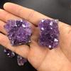 10-90g Natural Raw Amethyst Quartz Crystal Cluster Stones Specimen Home Decoration Crafts,10-20g view 2