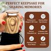Metallic Wooden Print Small Urns for Human Ashes Keepsake - Mini Urn for Ashes Adult Male & Female - Keepsake Urns Set - Honor Your Loved One with Funeral Memorial Urn (Wooden, Set of 4) view 4