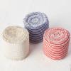 Group of 3 Red, White and Blue Striped Linen Ticking Ribbons for Primitive Bows and Americana Displays by Factory Direct Craft (2 Inch W) view 4