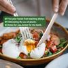 100pcs 100% Compostable Biodegradable Utensils Disposable Cutlery Set Cornstarch Spoon Fork Knife Alternative to Plastic (Spoon 50, Fork 50) view 2