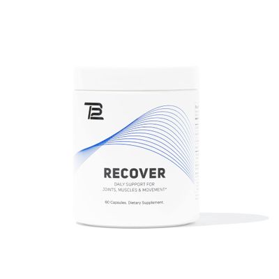 TB12 Recover - Premium Natural Recovery Supplement with Tart Cherry, Egg Membrane, Curcumin, and Boswellia to Support Muscle Recovery, and Joint Mobility