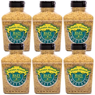 Sierra Nevada Mustard Hazy Little Thing and German-Style Whole Seed, 9 Oz Squeeze Bottle - 6 bottles