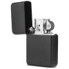 Custom Personalized Engraved Lighter in Black Silk Lined Gift Box (Monogram, Black) view 2